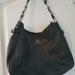 Kate Spade black leather bag FINLEY